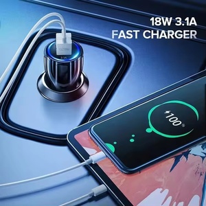 LAIMODA QC3.0 33W Phone Usb <strong>Adapter</strong> c Type Portable Mobile <strong>Usbc</strong> 12v Cell QC3.0 Super Multi Fast Charging Car Charger - Product Image 3