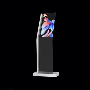หน้าจอแสดงผล OLED แบบสัมผัสความละเอียดสูงขนาด 30 นิ้ว สำหรับโฆษณาในร่ม ป้ายดิจิทัลแบบโปร่งใส พร้อมขาตั้งพื้น - Product Image 1