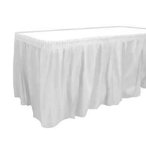 29-inch by 14-Foot nhựa Ruffle bảng váy cho đám cưới bên tiệc chiêu đãi & nhà sử dụng phổ biến bên cung cấp cho khách sạn & nhà sử dụng - Product Image 4