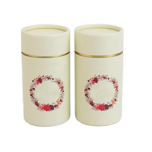 Empaque de Tubo Cilíndrico de Papel Kraft con Impresión CMYK, Personalizado, Ecológico, Reciclable, Biodegradable, con Estampado en Caliente - Product Image 1