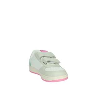 Baskets Victoria pour filles, blanches et roses, à fermeture Velcro, chaussures en toile tendance - Product Image 5