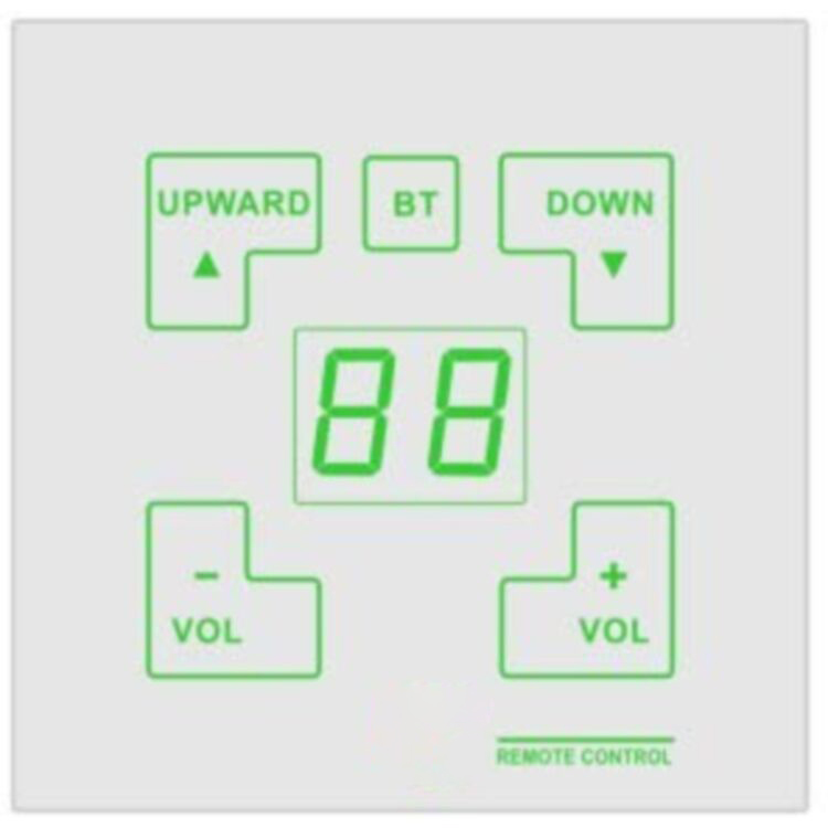 Loudspeaker Wall Mount PA System Volume Control 86×86mm Weatherproof