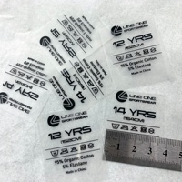 Étiquettes thermocollantes personnalisées pour vêtements, étiquettes de col lavables, étiquettes thermocollantes pour chemises