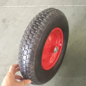 4.00-8 Kruiwagen Kleine Pneumatische Rubber Wiel