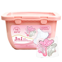 Capsules de lessive liquide concentrées 5 en 1 pour vêtements, durables et jetables, OEM, concentré huit fois, 49 unités