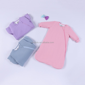 <span class=keywords><strong>Saco</strong></span> de Dormir para Bebé con Piernas, de Muselina Natural, con Cierre, 95% Bambú y Spandex, para <span class=keywords><strong>Invierno</strong></span>, Envío Rápido - Product Image 3