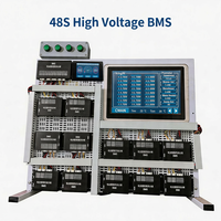 ECBMS BMS de Alto Voltaje 48S 96S 192V 384V 500A 1000A, BMS Inteligente Maestro-Esclavo con RS485 CAN para Almacenamiento en Microredes Solares