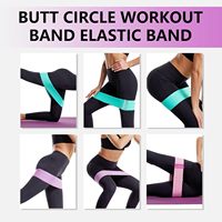 Ensemble de bandes de résistance en tissu bande d'équipement de gymnastique élastique bandes de résistance en cercle pour l'entraînement des hanches