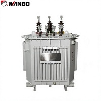 Transformateur de puissance immergé dans l'huile à haut rendement WB-162 100kVA-3150kVA, enroulement en cuivre, 60Hz, transformateur 10kV