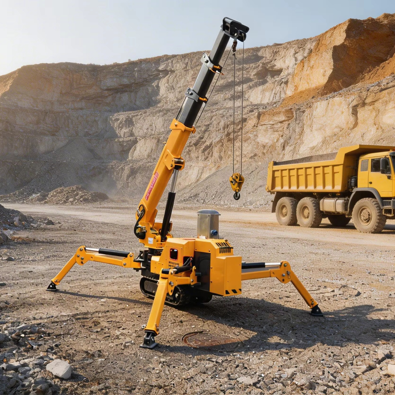 Mini Spider Crane Flexible Crawler Type