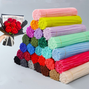 مصنع ، من المصنع ، مجموعة أنابيب تنظيف جذعية الشنيل الملونة ، منظف الأنابيب ، مجموعات زهور عملاقة ، سيقان الشنيل ، سلك ضبابي - Product Image 1