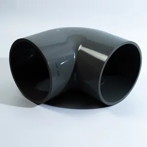 China Supplier Wholesale PVC-U Plumbing Pipes Chemical Grade PVC Elbow pvc 90 Degree Elbow