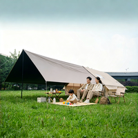 Vente flash : Tente de camping gonflable familiale de luxe, grande et spacieuse, pour 6 à 8 personnes, imperméable et durable, en Oxford, pour le glamping