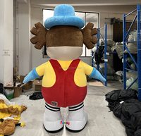 Nouveau Costume Gonflable de Clown de Cirque pour Adulte – Tenue Colorée pour Spectacles de Danse, Idéal pour Clowns Professionnels et Artisans d'Événements