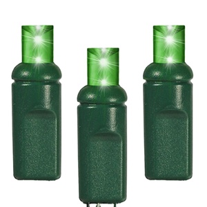 Không thấm nước 110V 5 mét 50 LED 4 inch Khoảng cách Mini LED giáng sinh góc rộng chuỗi Lights với chúng tôi đồng trục cắm - Product Image 3