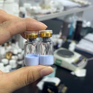 GHK-Cu 99% de pureté, 50mg, qualité cosmétique, tripeptide de cuivre-1, poudre bleue, peptides de collagène, prix usine - Product Image 1