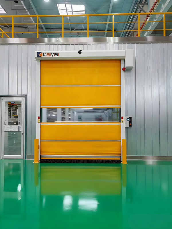 Clean Room Fast Door Electric Zipper