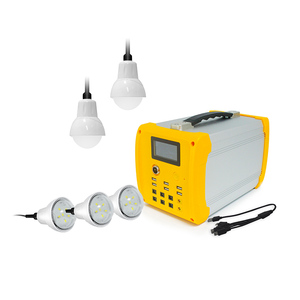 Système d'éclairage solaire 50W pour le marché africain, double port USB, garantie de 2 ans, protection contre les surintensités, 6 sorties DC 12V, système d'énergie solaire - Product Image 2