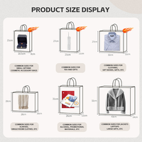 Bolsa de embalaje de papel hecha por el fabricante de Guangzhou con mango Robbon Bolsas de compras de embalaje de papel de gran tamaño para regalo