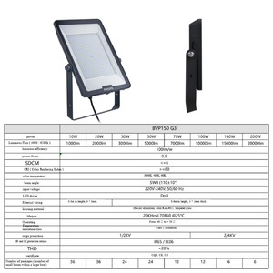 Reflector <span class=keywords><strong>LED</strong></span> <span class=keywords><strong>PHILIPS</strong></span> BVP150 G3 10W 20W 30W 50W 70W 100W 150W <span class=keywords><strong>200W</strong></span>, Lámpara de Jardín, Luz Exterior, Reflector <span class=keywords><strong>LED</strong></span> <span class=keywords><strong>PHILIPS</strong></span> - Product Image 3