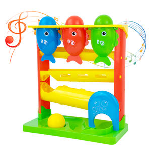 Jouet musical interactif pour la petite enfance : Pêcheur de poissons avec effets lumineux et circuit éducatif - Product Image 1