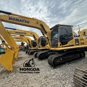 Komatsu รถตัก PC200แบบญี่ปุ่น20ตันรถตีนตะขาบไฮดรอลิกแบบดั้งเดิม - Product Image 1