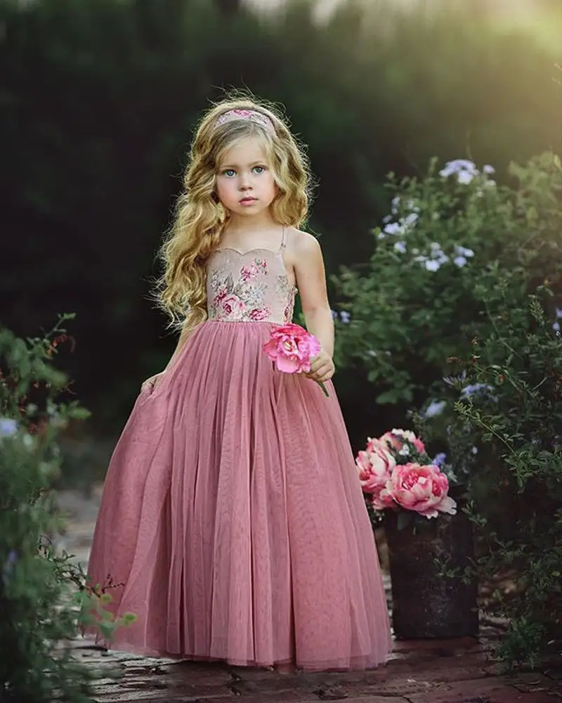 Ivy90163a vestido de festa para meninas, design europeu, para meninas adolescentes, rosa, princesa, vestido tutu, design de flor