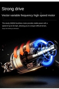 Motocicleta Eléctrica Todoterreno Ligera T1 Nueva, 72V, Velocidad Máxima >80km/h, Económica - Product Image 3