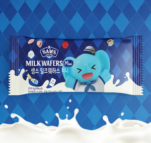 SAM’s Milk Wafers Mini Mini Obleas de Leche 1 Caja 50 Unidades Snack para Niños Alto en Calcio Crema de Leche Premium Snack Saludable para el Bienestar Venta al por Mayor - Product Image 2