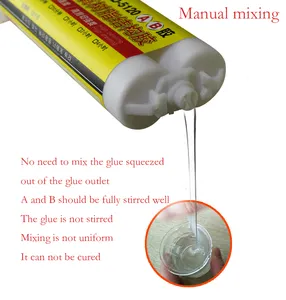 Zhanlida-Epoxy Resin AB Glue Transparent Strong High Temperature Resistant Iron Aluminum Alloy Glass Special Welding AB Glue