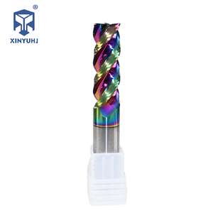 سكين ألومنيوم عالي اللمعان بطلاء ملون من DLC ، سكين خاص بفتحة U باستخدام الحاسب الآلي ، 7 ألوان خاصة 2/طاحونة حافة - Product Image 3