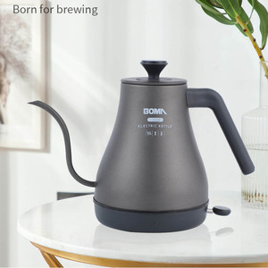 BOMA 2024 Nuevo diseño 1.2L Hervidor eléctrico de cuello de ganso Temperatura <span class=keywords><strong>variable</strong></span> Calentamiento rápido Olla eléctrica para café/té - Product Image 1