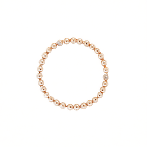 Pulsera de Moda con Cuentas, Acero Inoxidable 316L, Baño de Oro PVD, Diseño de Perlas Multihilos, Sostenible y Resistente - Product Image 2
