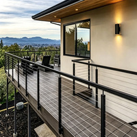 Systèmes de balustrade en câble de terrasse HIMOWAY METAL 4mm 6mm avec tendeur en acier inoxydable pour garde-corps et postes