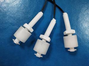 Capteur de niveau de liquide, interrupteur à flotteur en plastique blanc avec câble noir pour la détection de niveau élevé ou bas, refroidisseur d'air évaporatif - Product Image 1