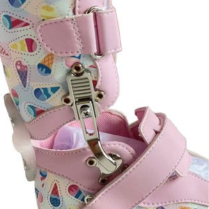 Zapatos Ortopédicos Médicos Hechos en China para Niños, de Cuero Rojo con Suela Dura, para Rehabilitación Ortopédica - Product Image 1