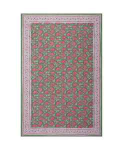 Indian Hand Block Printed 100% Cotton <b>Tablecloth</b> Cover, Custom Size Table Cover Home Hotel Wedding Decor Covers - Product Image 2