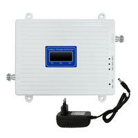 Amplificador de Señal Móvil GSM, Amplificador de Red 2G 3G 4G LTE Tribanda, Amplificador de Señal para Interiores, Oficina, Hogar, Alta Ganancia, Juego Completo