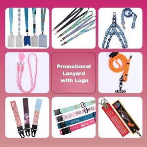 Cordon de cou personnalisé en polyester avec logo imprimé et porte-badge pour événements promotionnels - Product Image 6