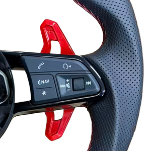 Volant en fibre de carbone personnalisé pour <span class=keywords><strong>Audi</strong></span> R8 <span class=keywords><strong>R9</strong></span> C6 C7 C8 S4 S5 S7 Q3 Q5 Q7 RS3 RS5 B8 B9 B8.5 A1 A4 A6 A3 A7 TTRS 8V 8P - Product Image 3