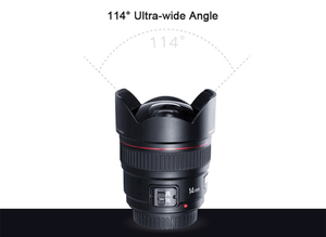 Objectif ultra grand angle à mise au point automatique YONGNUO YN14mm F2.8N pour appareils <span class=keywords><strong>photo</strong></span> reflex numériques <span class=keywords><strong>Nikon</strong></span> <span class=keywords><strong>D7500</strong></span> D5100 D800E D600 D200 D4 D3 D5600 D90 - Product Image 4