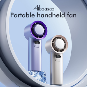 Ventilador de Mano Recargable Ultra Silencioso, Función de Enfriamiento, Portátil, Potente, 100 Velocidades, Ideal para el Hogar, la Oficina, Viajes. - Product Image 2