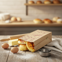 Sacs en papier kraft brun de qualité alimentaire, à fond carré, sans poignée, en gros, sur mesure, à bas prix