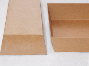Brown Kraft <strong>Paper</strong> Ivory Board Roll-up <strong>Box</strong> for Tiramisu <strong>Cake</strong> Sushi Sandwich Custard Tart Burger Packing-Durable Eco-Friendly - Product Image 4
