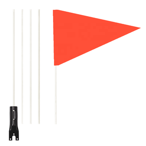 Bandera de Seguridad para Bicicleta Baisida Personalizable y Duradera, Banderines para Niños, Banderas para Coche/Bicicleta, Forma Rectangular, Material de Poliéster, Serigrafía - Product Image 1