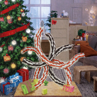 Jouet d'entraînement pour chat en peluche de Noël en gros avec laser de <1 MW pour chats