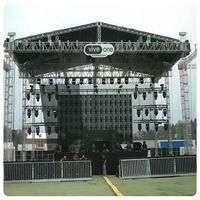 Arco de Aluminio para Eventos de Boda y Conciertos al Aire Libre, Techo Curvo para Escenario