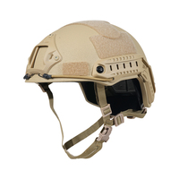 Casco FRP rápido, equipo de equitación al aire libre, entrenamiento de campo, casco táctico de fibra de vidrio rápido con suspensión ajustable y almohadillas EPP