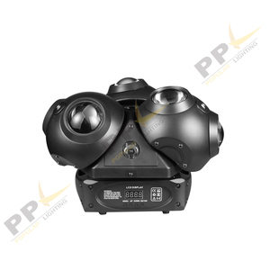 Phong cách mới Hành Tinh ba đầu 12x12W LED chùm + Halo Laser di chuyển đầu ánh sáng Disco ánh sáng - Product Image 6