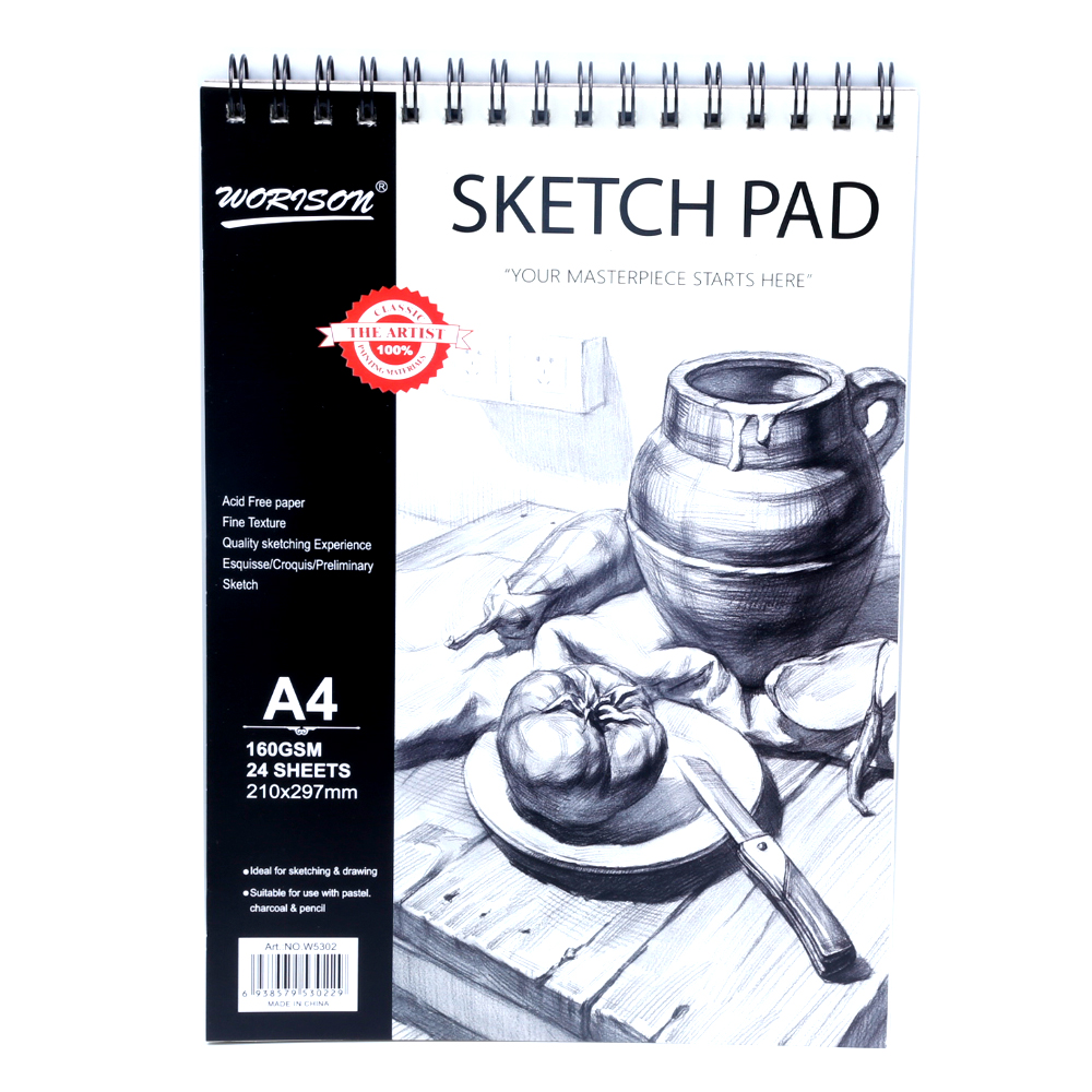 ITrend A4 Sketch Pad - Drawing Paper - Sketching And Drawing